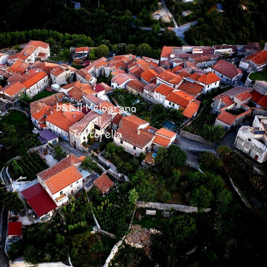 B&B Il Melograno Tortorella Bagian luar foto